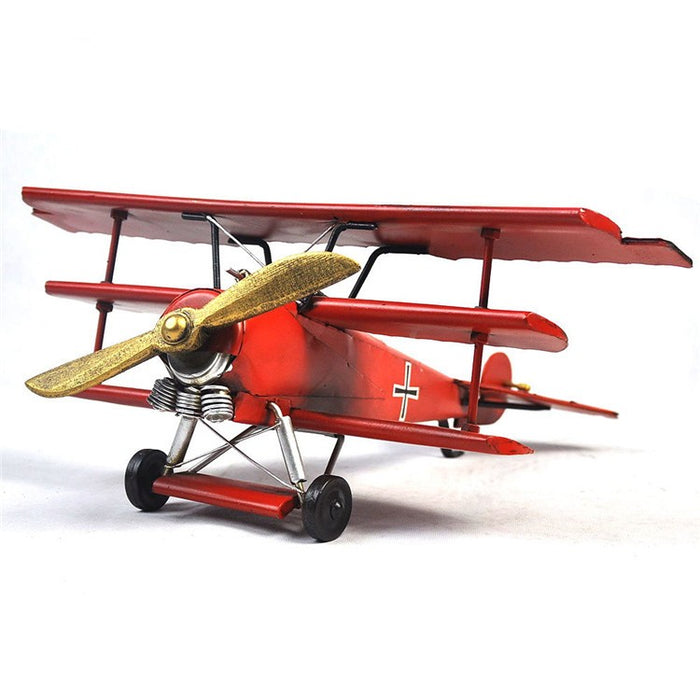 1917 Red Baron Fokker Tri Plane Collector Edition Memorabilia Gift Aircraft Deco
