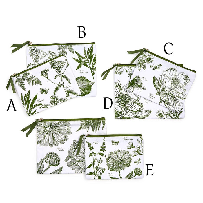 Accessory Pouch - Botanical Print - Assorted - Findlay Rowe Designs