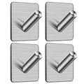Adhesive Hooks, Anteer Self Stick Towel Robe Hooks Key Hooks Heavy Duty Coat Hooks Stainless Steel Sticky Wall Hooks for Home, Kitchen, Bathroom