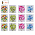 Adhesive Hooks,Deoot Life Tree Self Adhesive Hooks Heavy Duty Wall Hooks Seamless Scratch Waterproof & Oilproof Hanger for Towel,Coat,Robe,Key,Bag,Mop,Home,Kitchen,Bathroom(12 Pack)