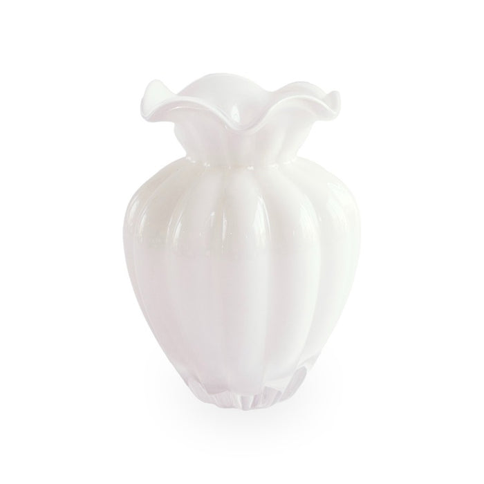 Beatriz Ball - Vase - Glass Vento - Medium - Cream - Findlay Rowe Designs