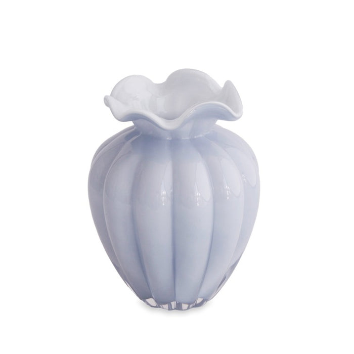Beatriz Ball - Vase - Glass Vento - Medium - Periwinkle - Findlay Rowe Designs