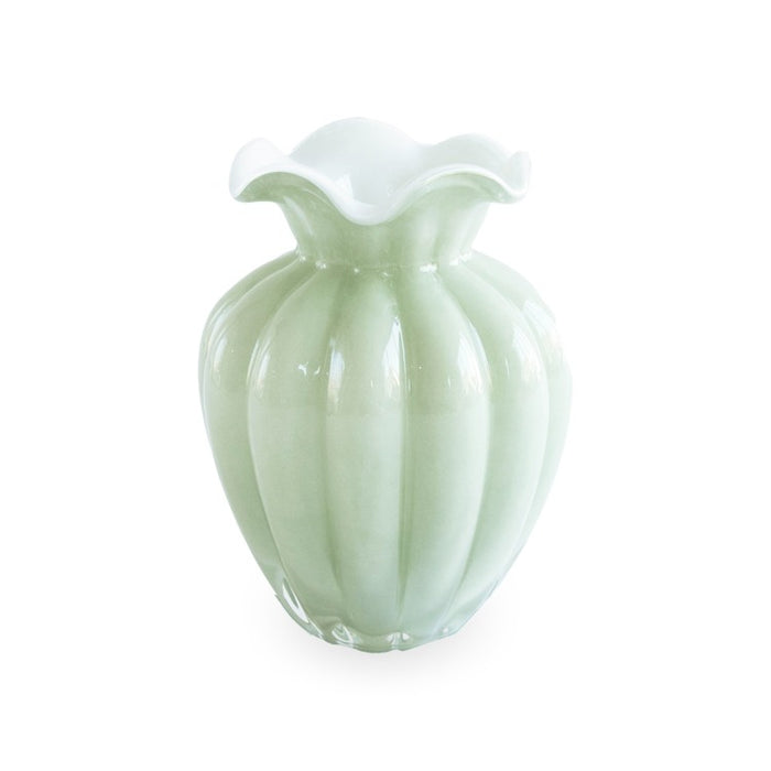 Beatriz Ball - Vase - Glass Vento - Medium - Pistachio - Findlay Rowe Designs