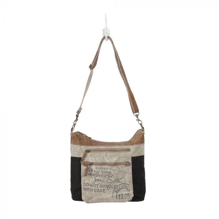 Double Zipper Shoulder Bag Myra