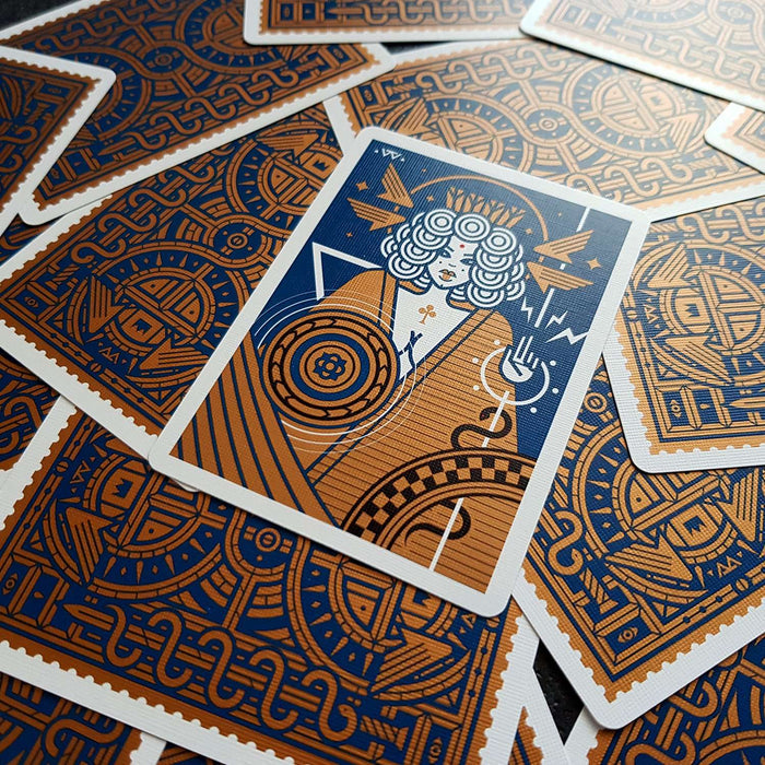 PlayingCardDecks.com-Egoism Rust Playing Cards USPCC