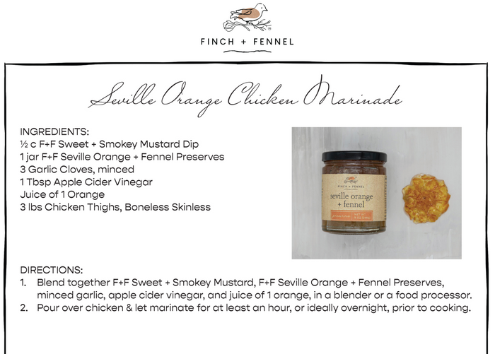 Finch + Fennel - Sweet Smoky Mustard - Findlay Rowe Designs