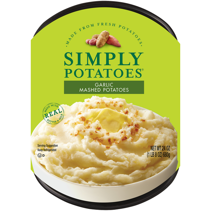 Garlic Mashed Potatoes (4 Servings)