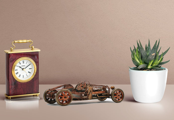 Handmade Antique Birthday craft Racing Car Model 4 Home Office Decor Decorative