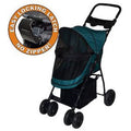 HAPPY TRAILS NO ZIP LITE DOG STROLLER PINE GREEN, STROLLERS - Bones Bizzness