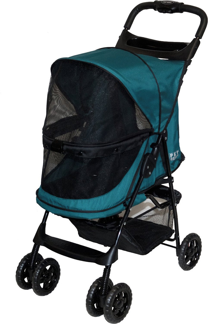 HAPPY TRAILS NO ZIP PET STROLLER - EMERALD, STROLLERS - Bones Bizzness