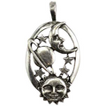 Harmonious Universe Celestial Amulet Necklace - Wiccan Place