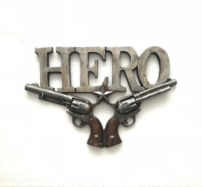 Hero Plaque Trophy Wall Mount Bronze Effect Sculpture Figurine Statue Figure