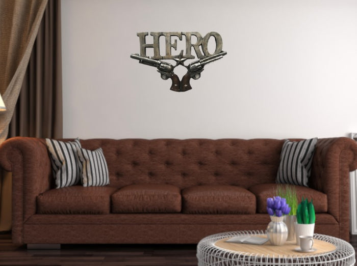 Hero Plaque Trophy Wall Mount Bronze Effect Sculpture Figurine Statue Figure