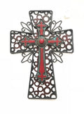 Large Religious Cold Cast Bronze Multi Color Patina Wall Mount Sculpture Statue Figure