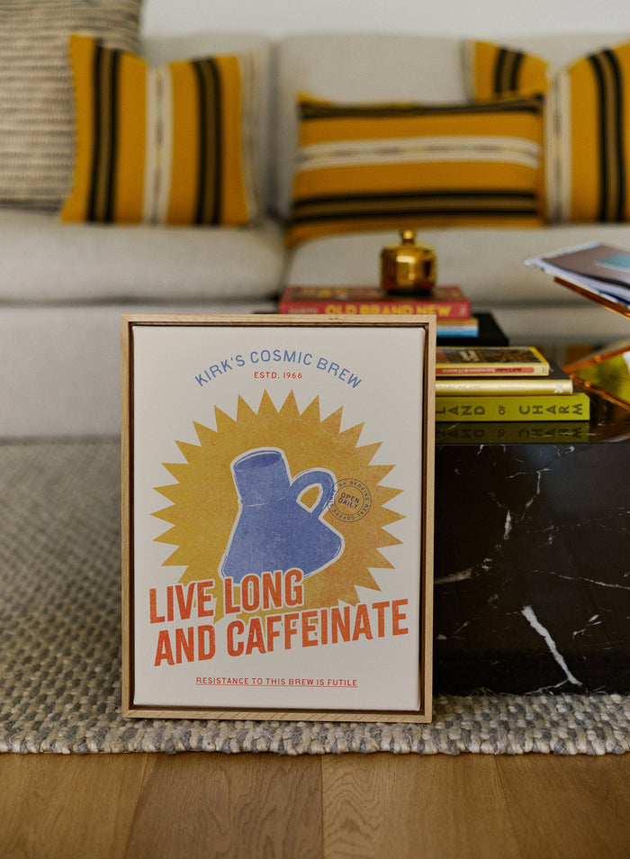 Live Long and Caffeinate, Canvas