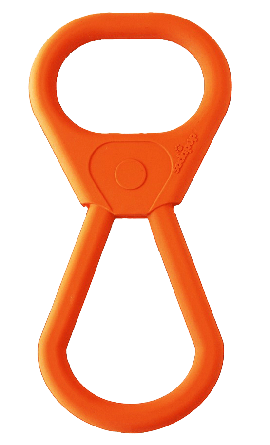 Pop Top Rubber Tug Toy for Interactive Play | Heavy Chewers | USA Made | SodaPup