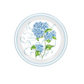 Rosanne Beck - 10.5 Paper Plate - Hydrangea Allover - Findlay Rowe Designs