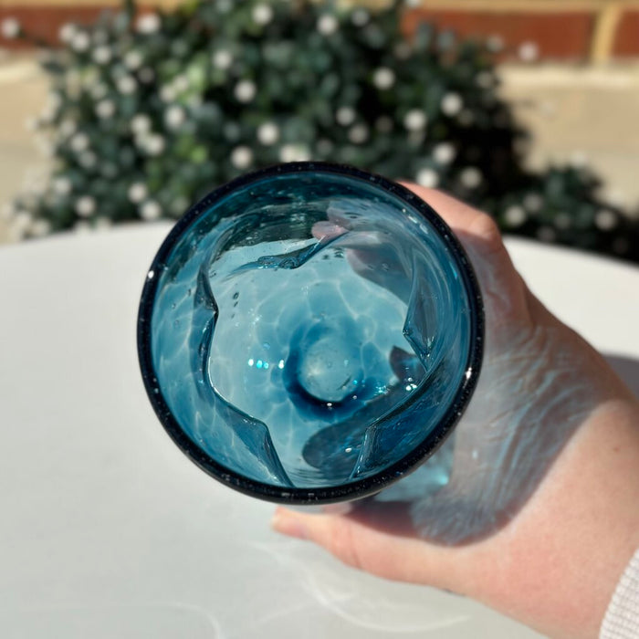 Tall Dimple Glass