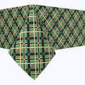 Tartan Plaid With Leopard Spots Rectangles