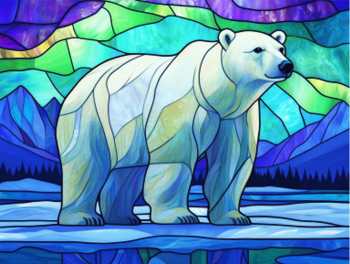 The Majestic Aurora Bear