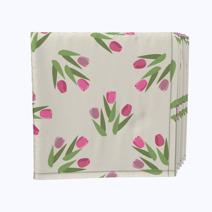 Three Headed Tulips Napkins