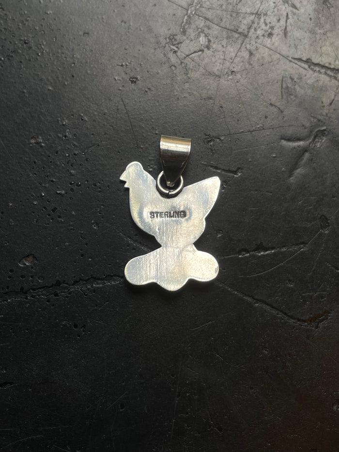 Turquoise Chicken Pendant | 925 Sterling Silver E519