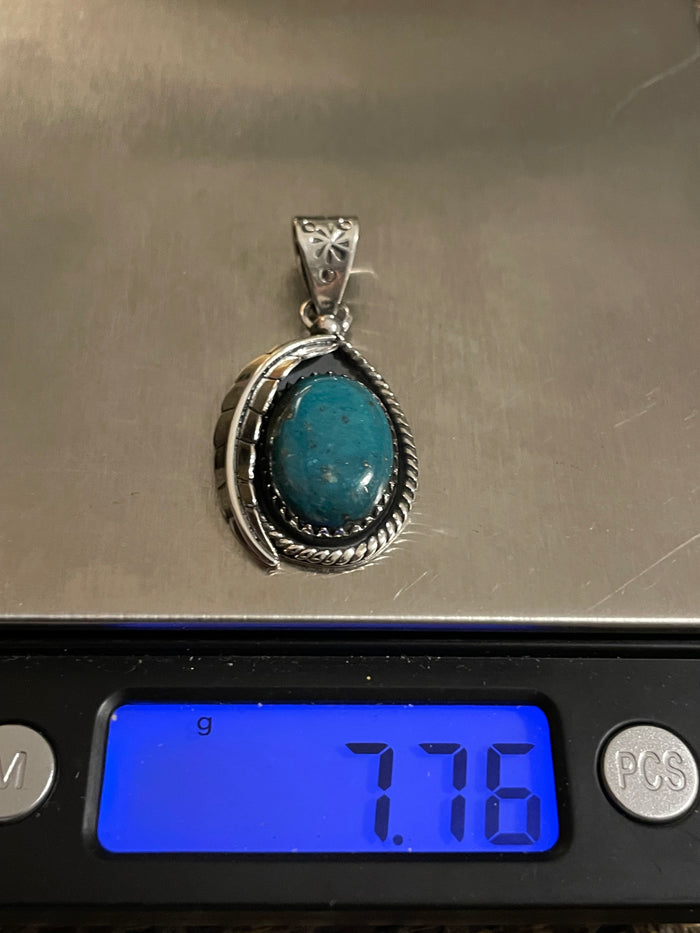 Turquoise Pendant | Sterling Silver 925 B820
