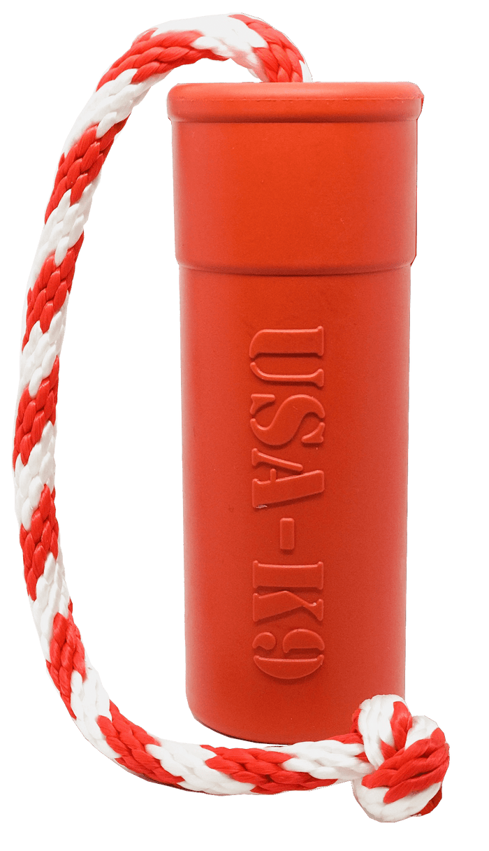USA-K9 Firecracker Floating Training Dummy | K9 Handler Reward Toy | Red | USA Made