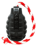 USA-K9 Magnum Grenade - Black Magnum Rubber Chew Toy for Extreme Chewers | USA Made