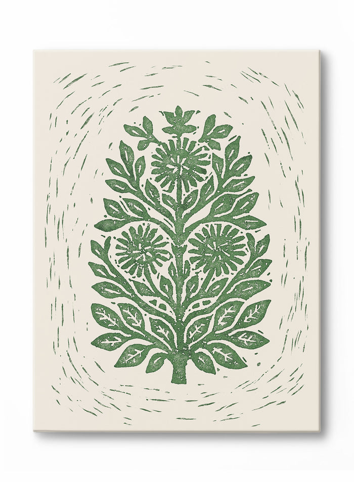 Verdant Blooms, Canvas